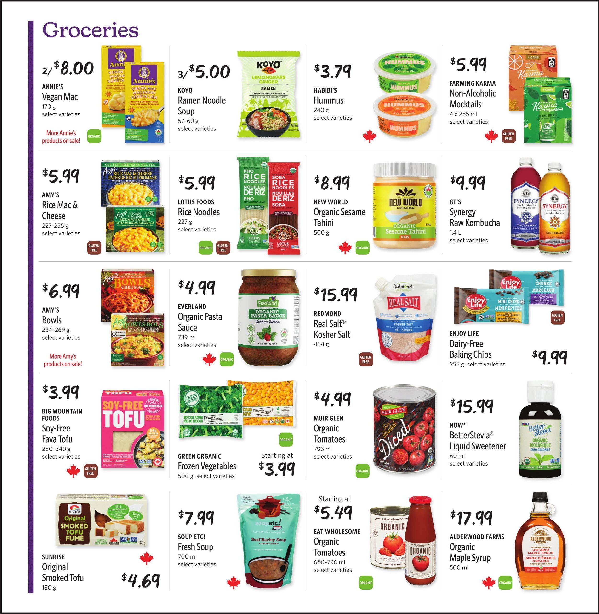 Nature's Fare Markets Flyer October 29 to November 11