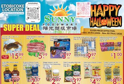Sunny Foodmart (Etobicoke) Flyer October 30 to November 5