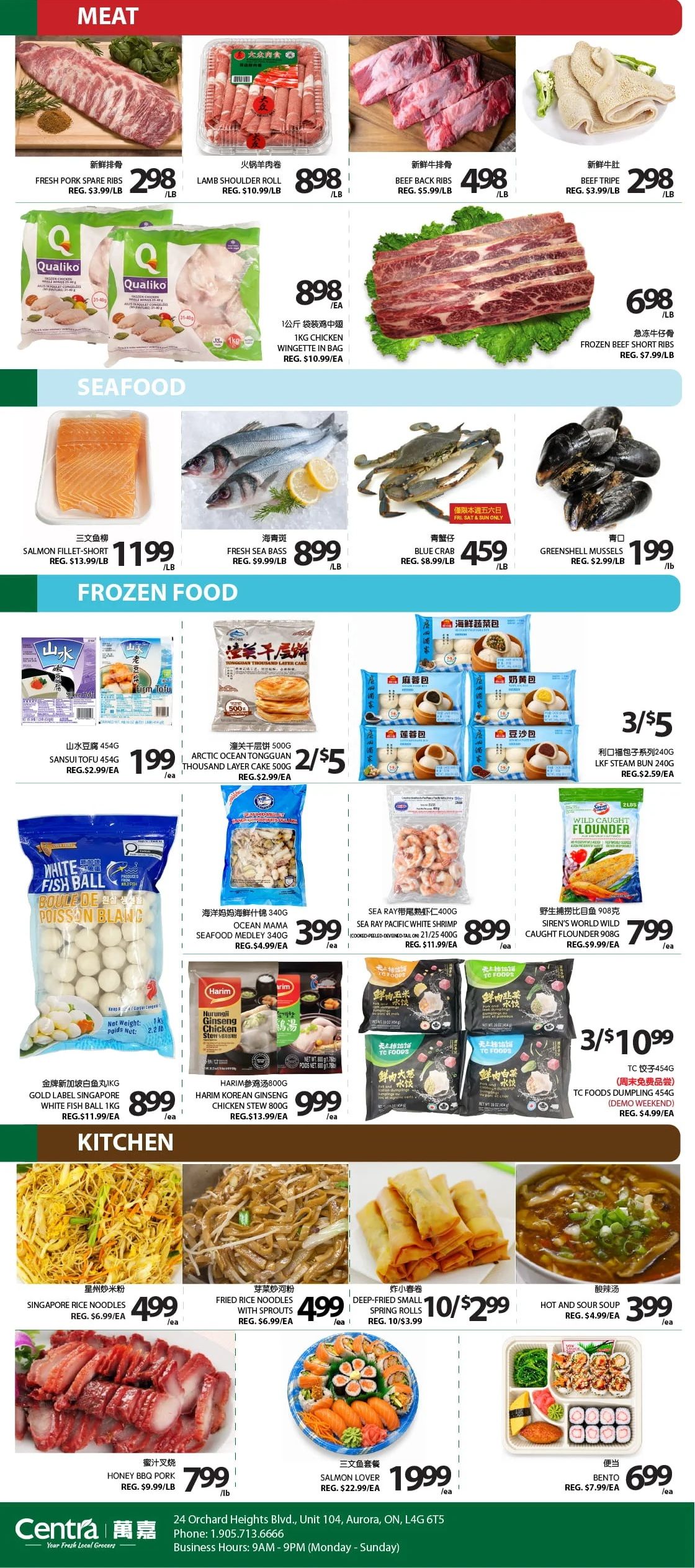 Centra Foods (Aurora) Flyer October 30 to November 5
