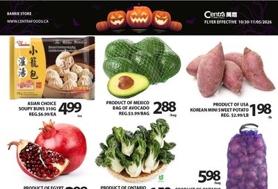 Centra Foods (Barrie) Flyer October 30 to November 5