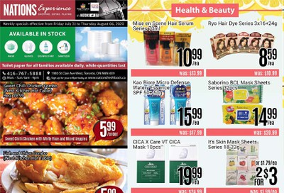 Nations Fresh Foods (Toronto) Flyer July 31 to August 6