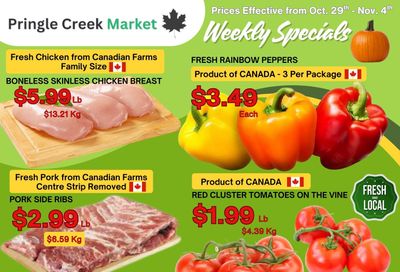 Pringle Creek Market Flyer October 29 to November 4