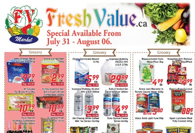 Fresh Value Flyer July 31 to August 6