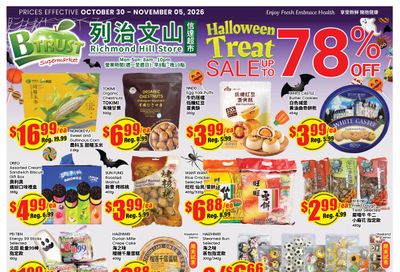 Btrust Supermarket (Richmond Hill) Flyer October 30 to November 5
