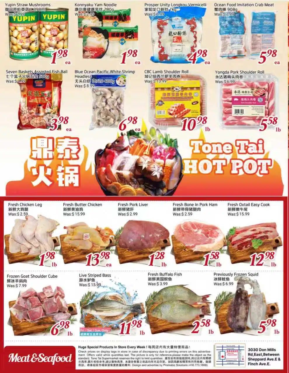Tone Tai Supermarket Flyer October 30 to November 5