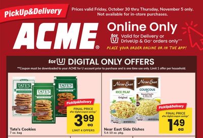 Acme Markets (Philadelphia Area, PA) Bonus Online Savings Weekly Ad October 30 - November 5, 2026