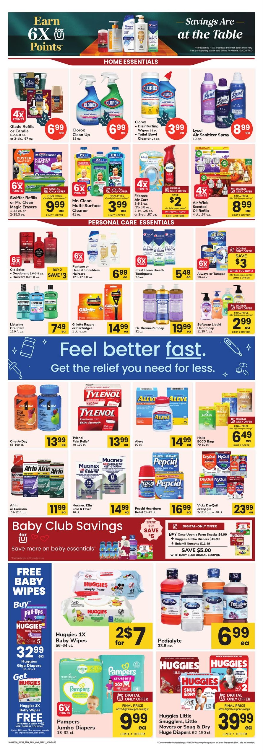 Acme Markets (Edison Area, NJ) Health, Home & Beauty Weekly Ad October 30 - November 12, 2026