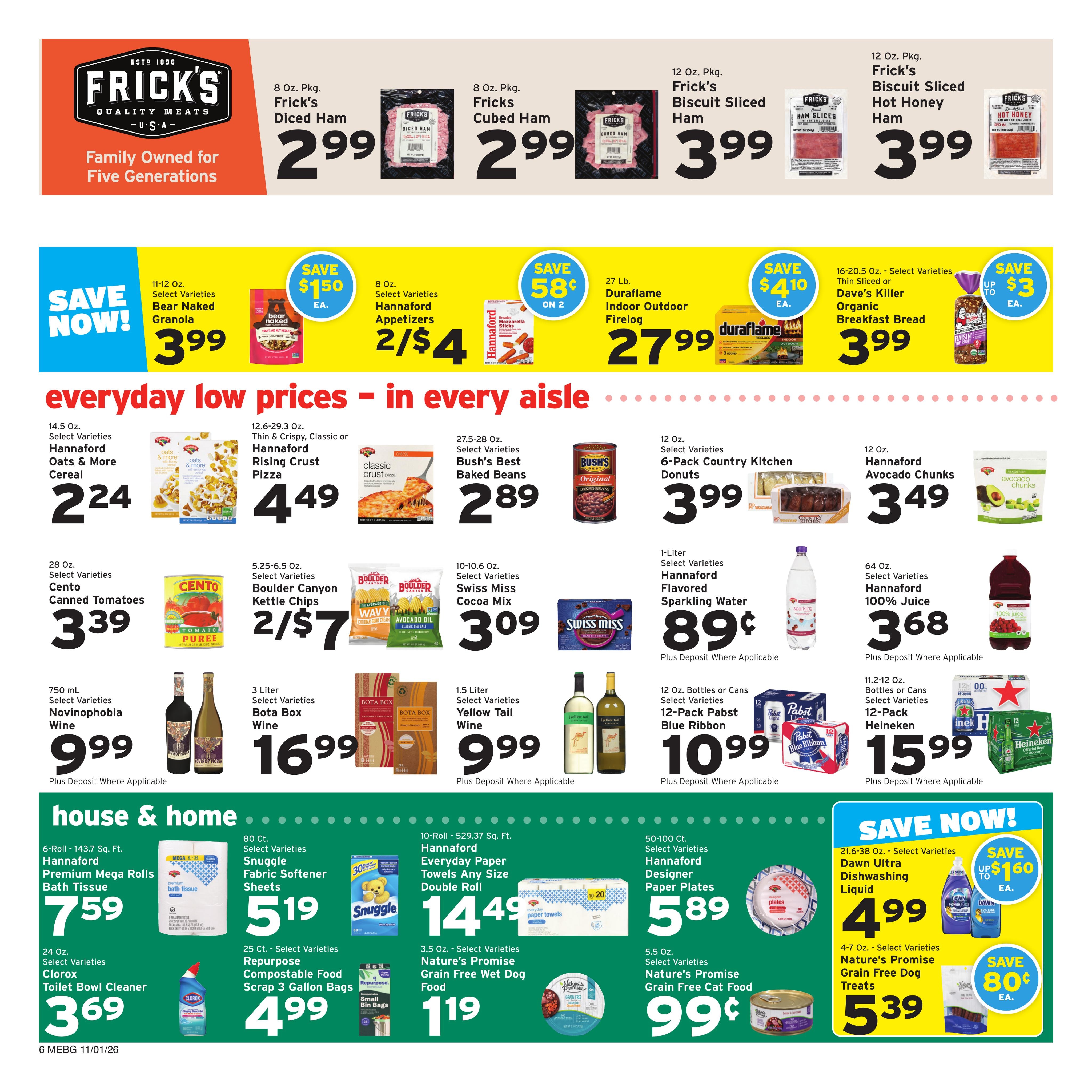 Hannaford (Augusta Area, ME) Week 45 Flyer for Flipp App Weekly Ad November 1 - 7, 2026