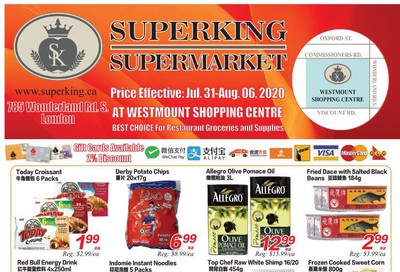 Superking Supermarket (London) Flyer July 31 to August 6