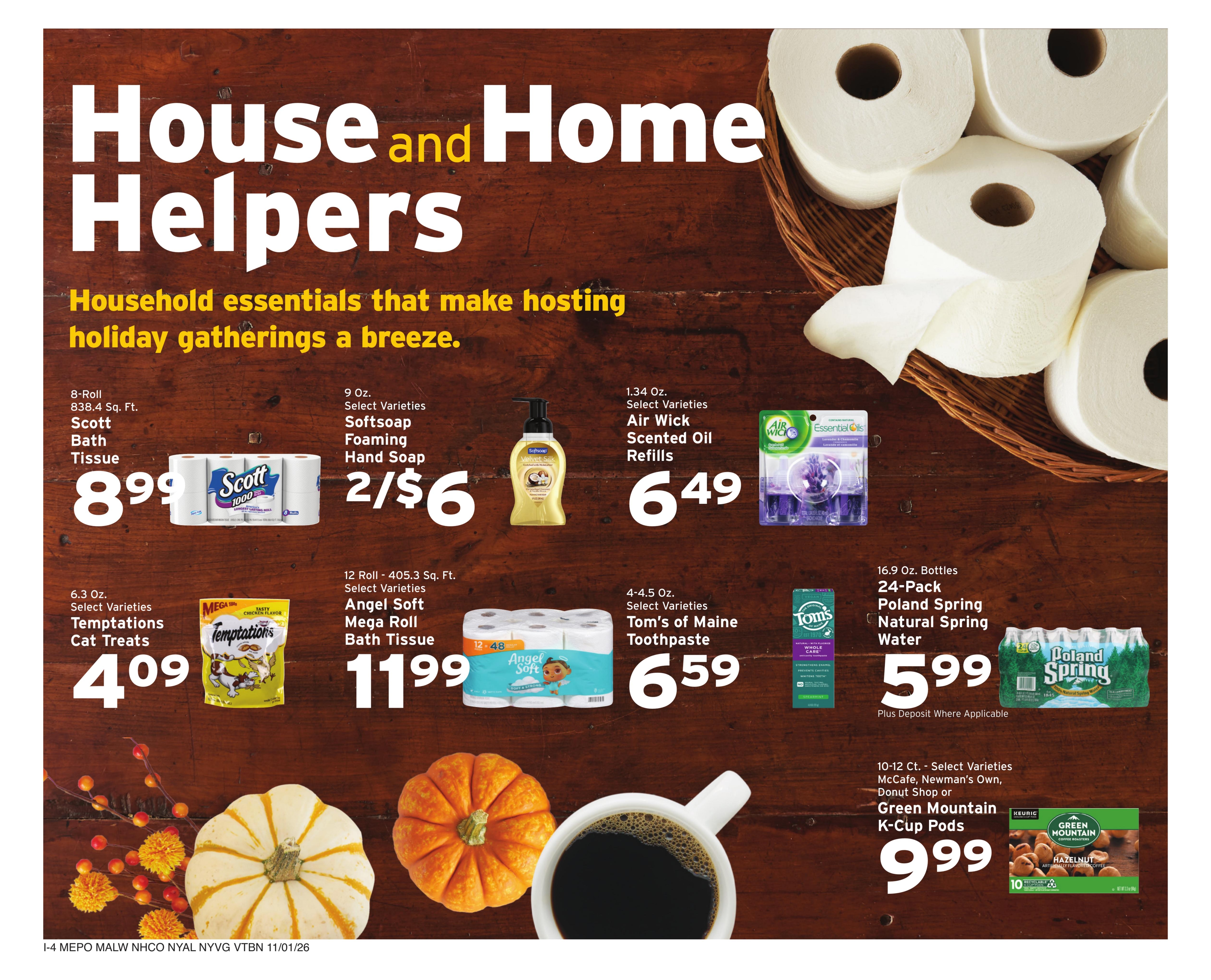 Hannaford (Albany Area, NY) Week 45 Flyer for Flipp App Weekly Ad November 1 - 7, 2026