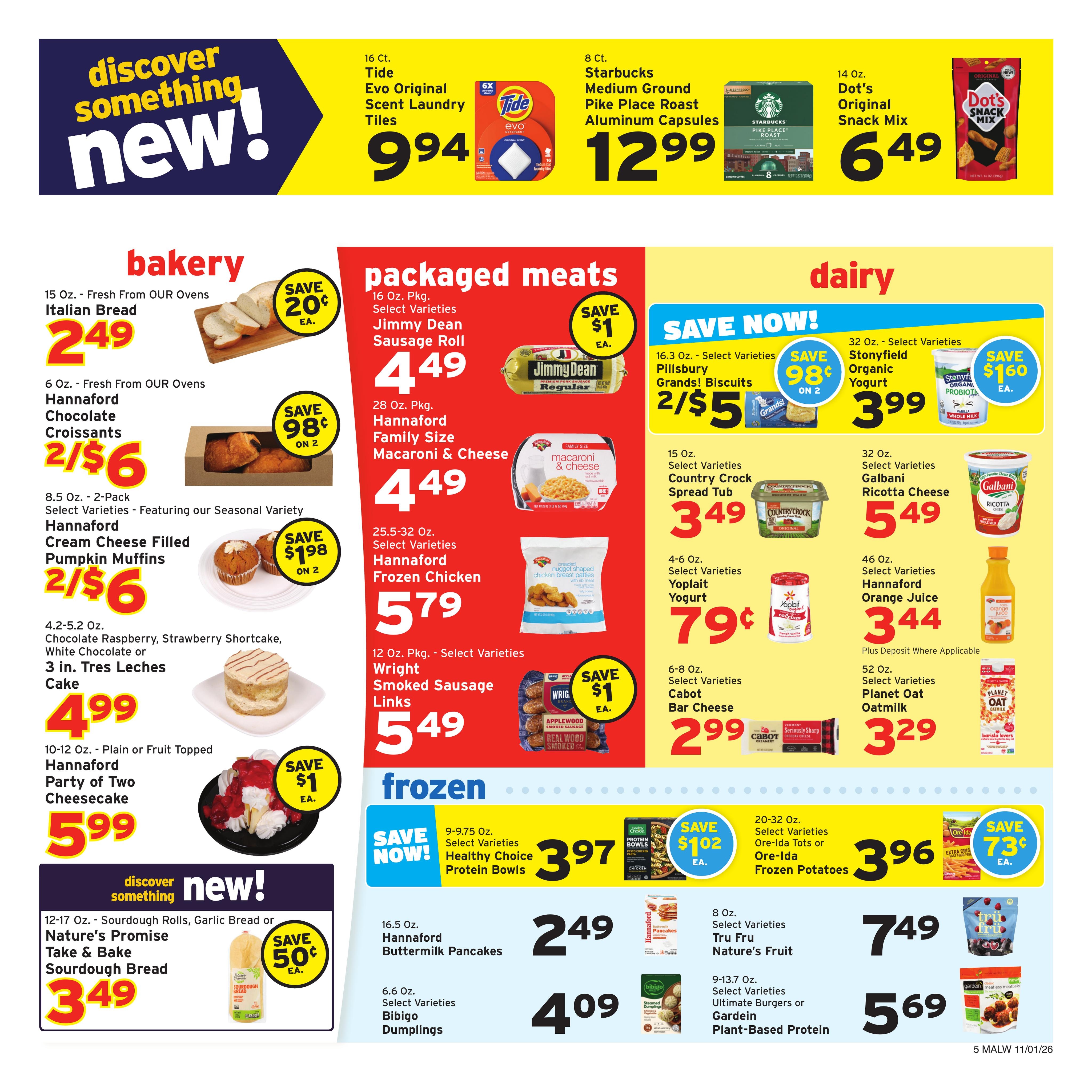 Hannaford (Athol Area, MA) Week 45 Flyer for Flipp App Weekly Ad November 1 - 7, 2026
