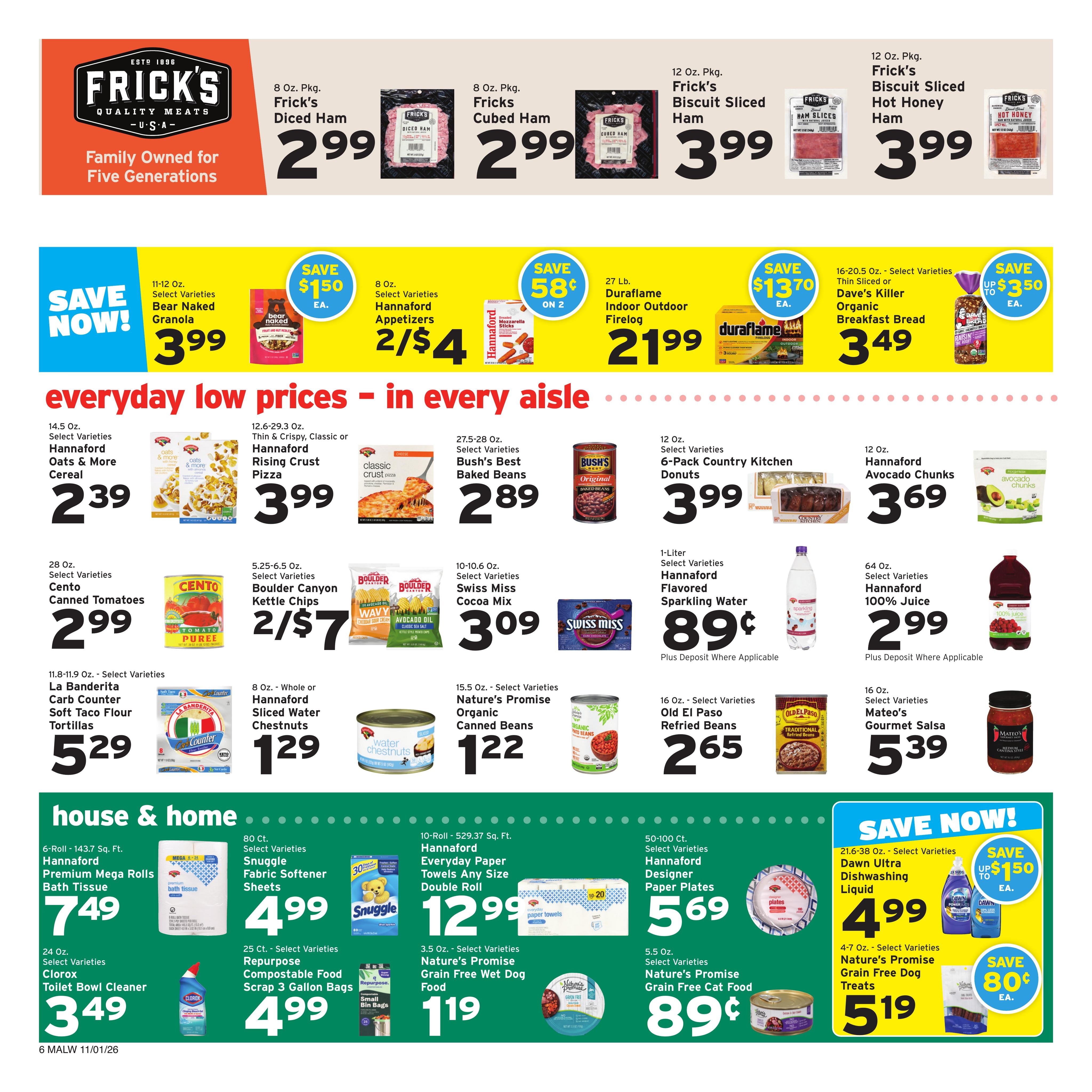 Hannaford (Athol Area, MA) Week 45 Flyer for Flipp App Weekly Ad November 1 - 7, 2026