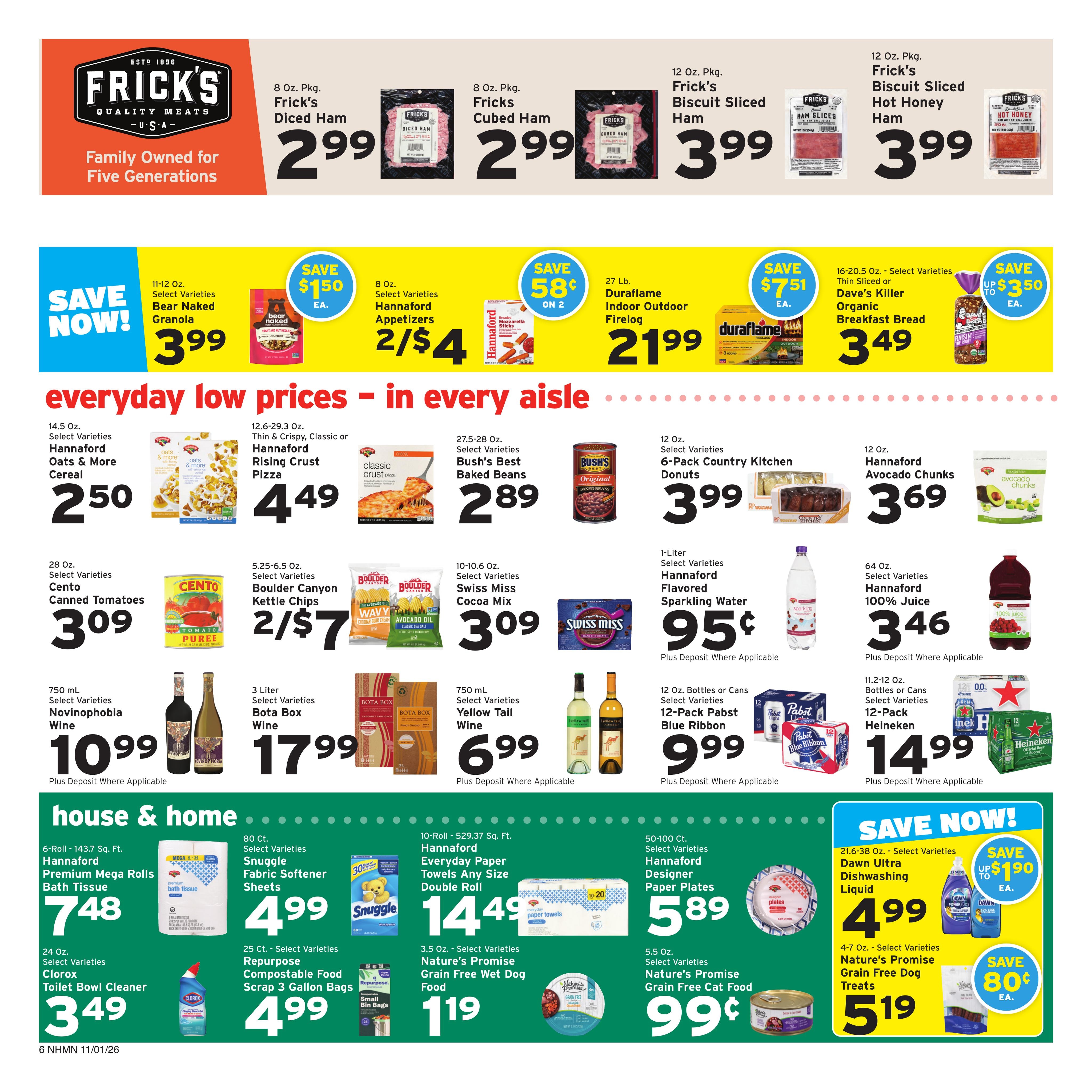 Hannaford (Concord Area, NH) Week 45 Flyer for Flipp App Weekly Ad November 1 - 7, 2026