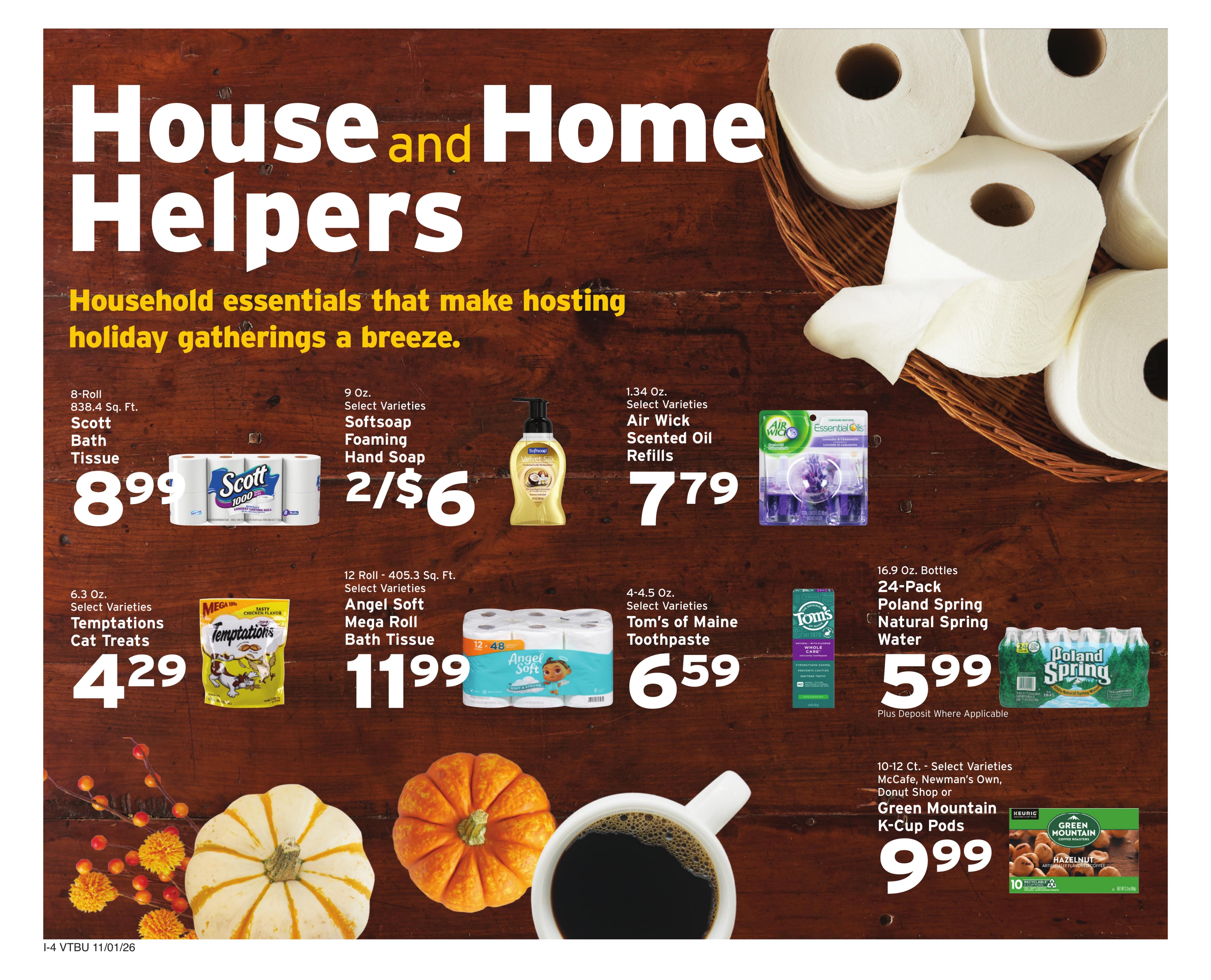 Hannaford (Montpelier-Saint Albans Area, VT) Week 45 Flyer for Flipp App Weekly Ad November 1 - 7, 2026