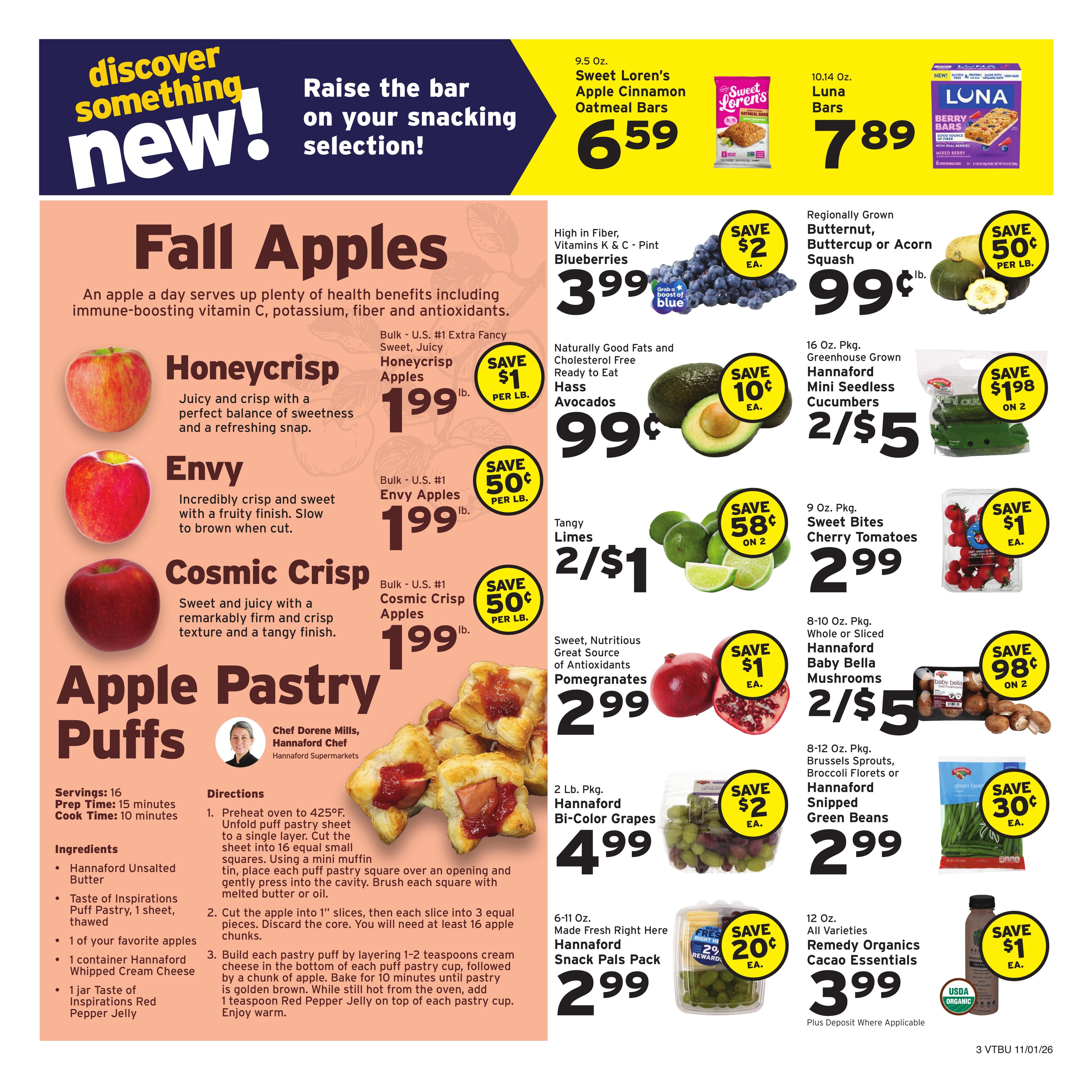 Hannaford (Montpelier-Saint Albans Area, VT) Week 45 Flyer for Flipp App Weekly Ad November 1 - 7, 2026