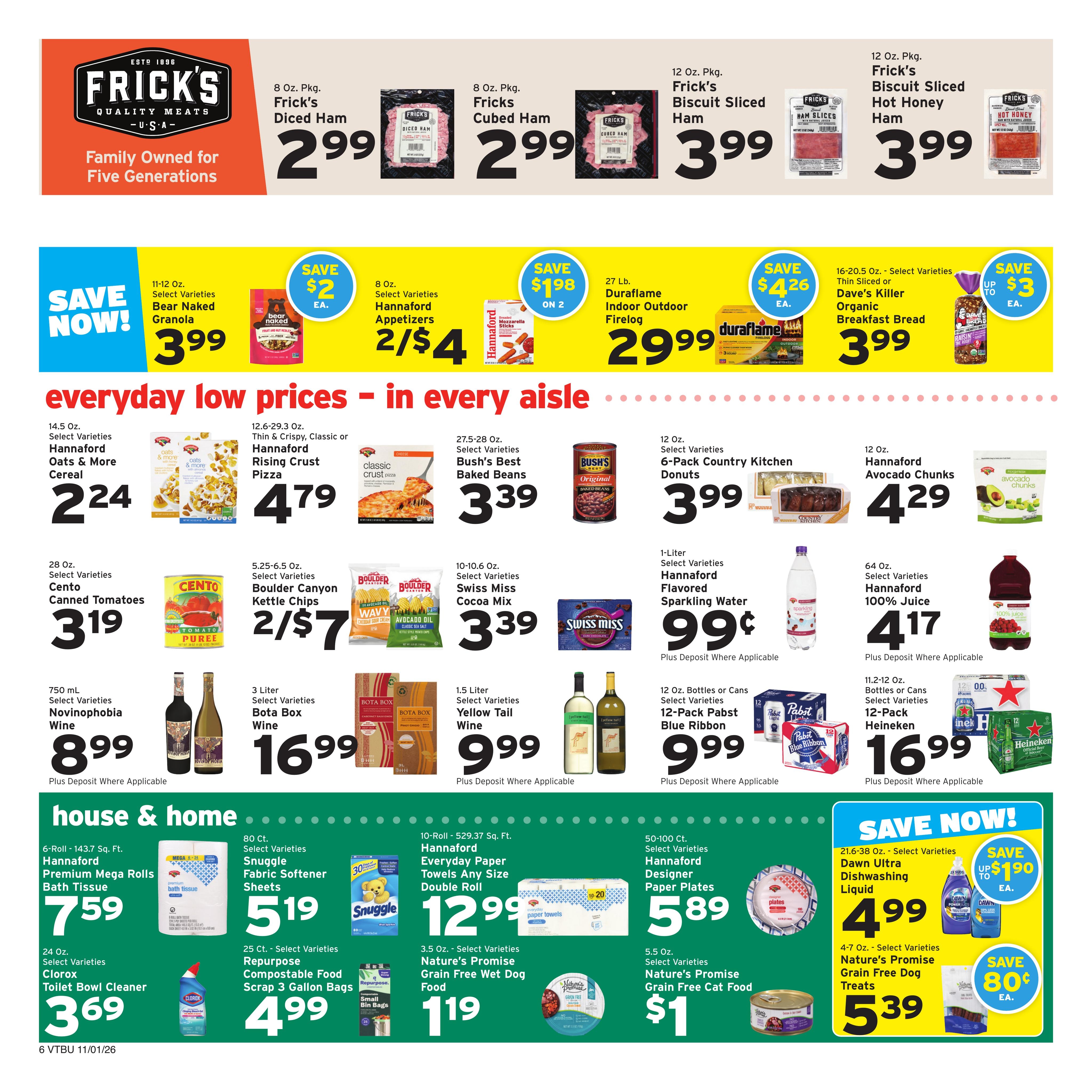 Hannaford (Montpelier-Saint Albans Area, VT) Week 45 Flyer for Flipp App Weekly Ad November 1 - 7, 2026
