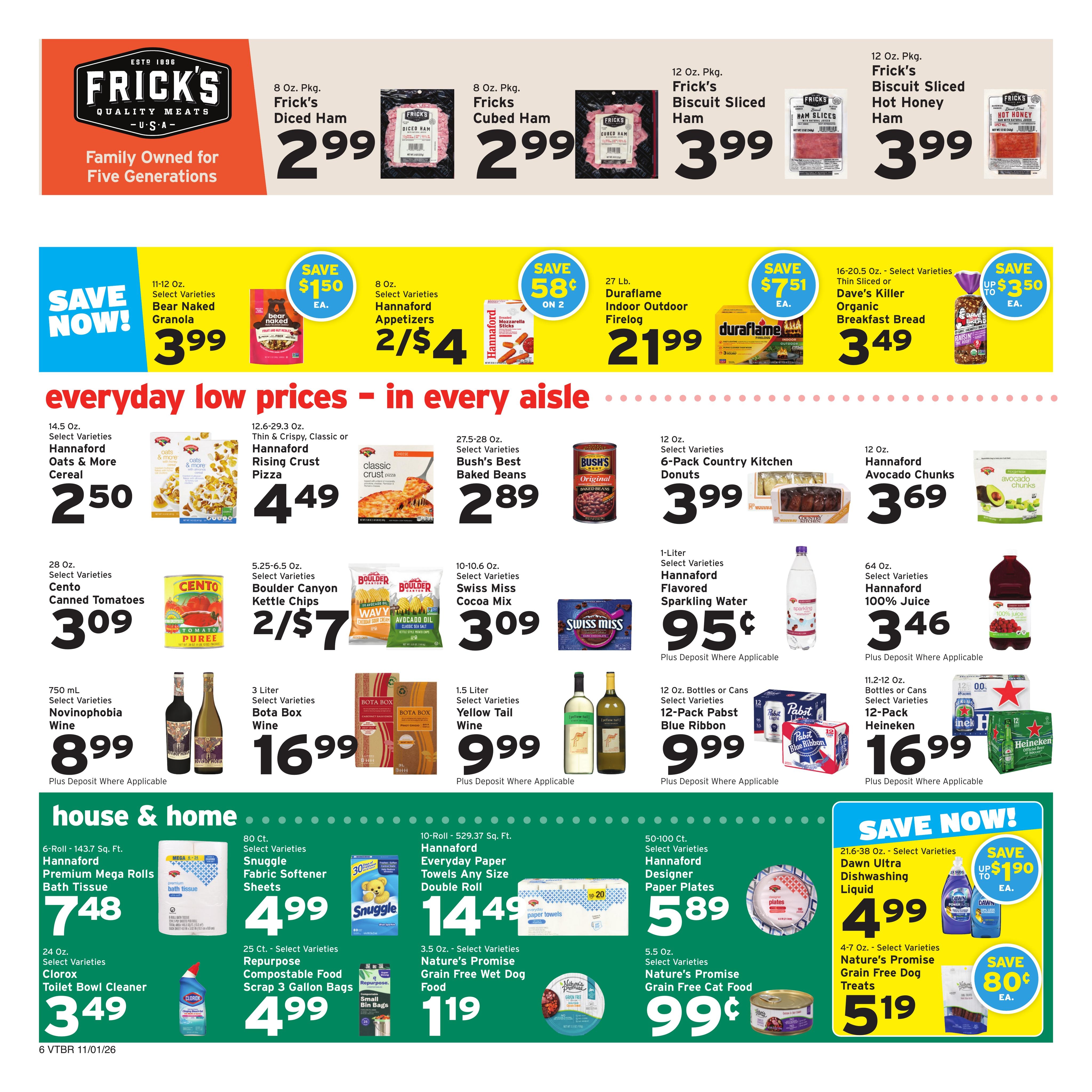 Hannaford (Brattleboro Area, VT) Week 45 Flyer for Flipp App Weekly Ad November 1 - 7, 2026