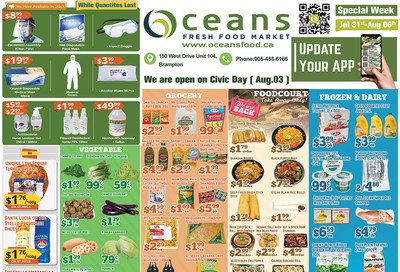 Oceans Fresh Food Market (Brampton) Flyer July 31 to August 6