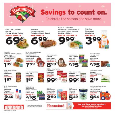 Hannaford (Portland Area, ME) Week 45 Flyer for Flipp App Weekly Ad November 1 - 7, 2026