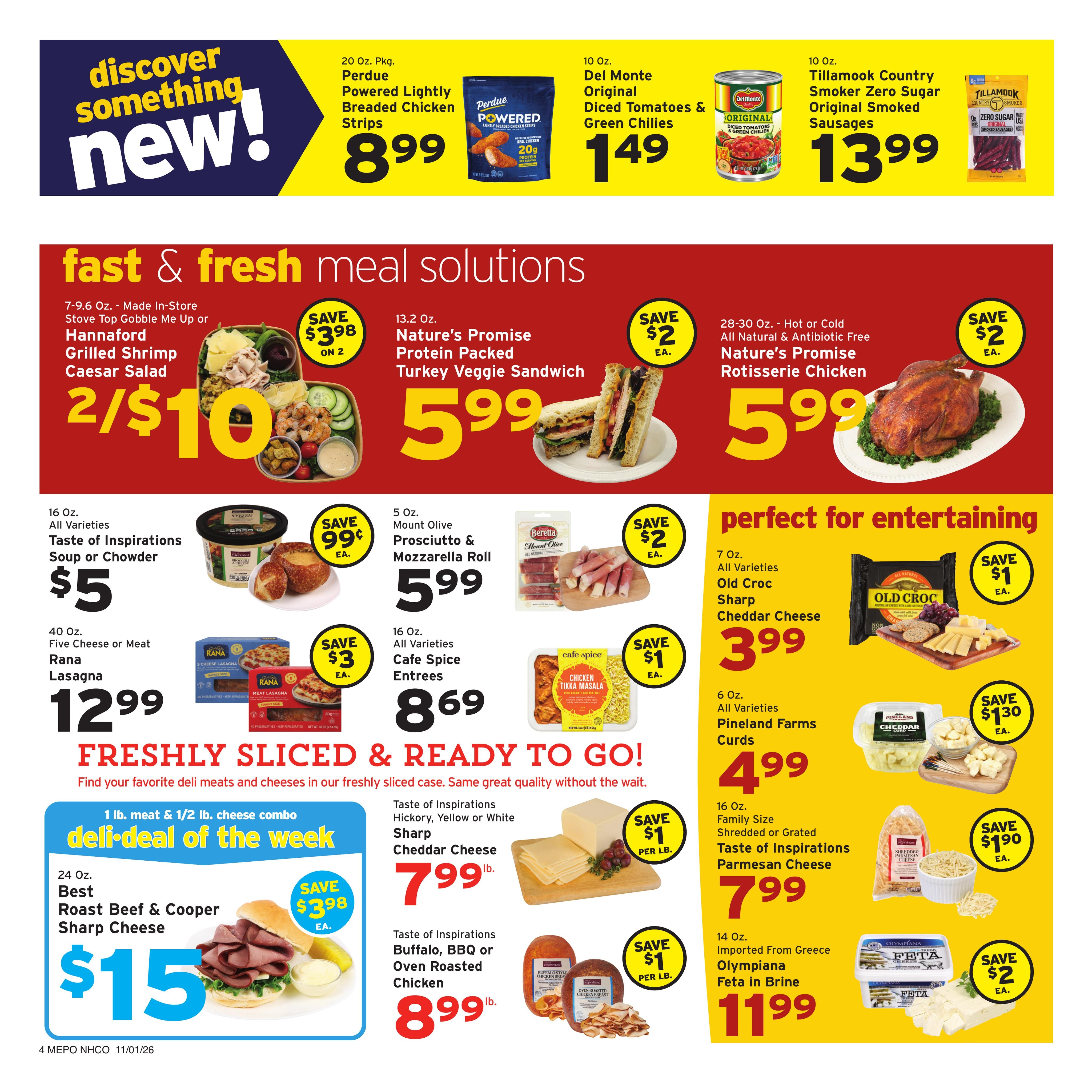 Hannaford (Portland Area, ME) Week 45 Flyer for Flipp App Weekly Ad November 1 - 7, 2026