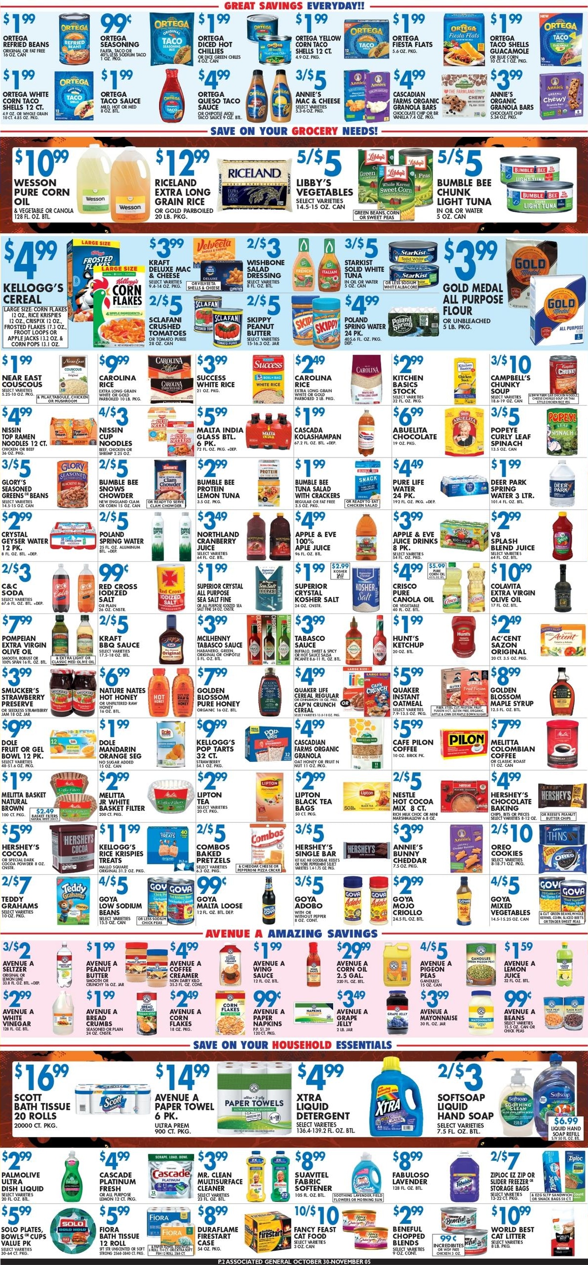 Associated Supermarkets (Haddonfield Area, NJ) Weekly Ad October 30 - November 5, 2026