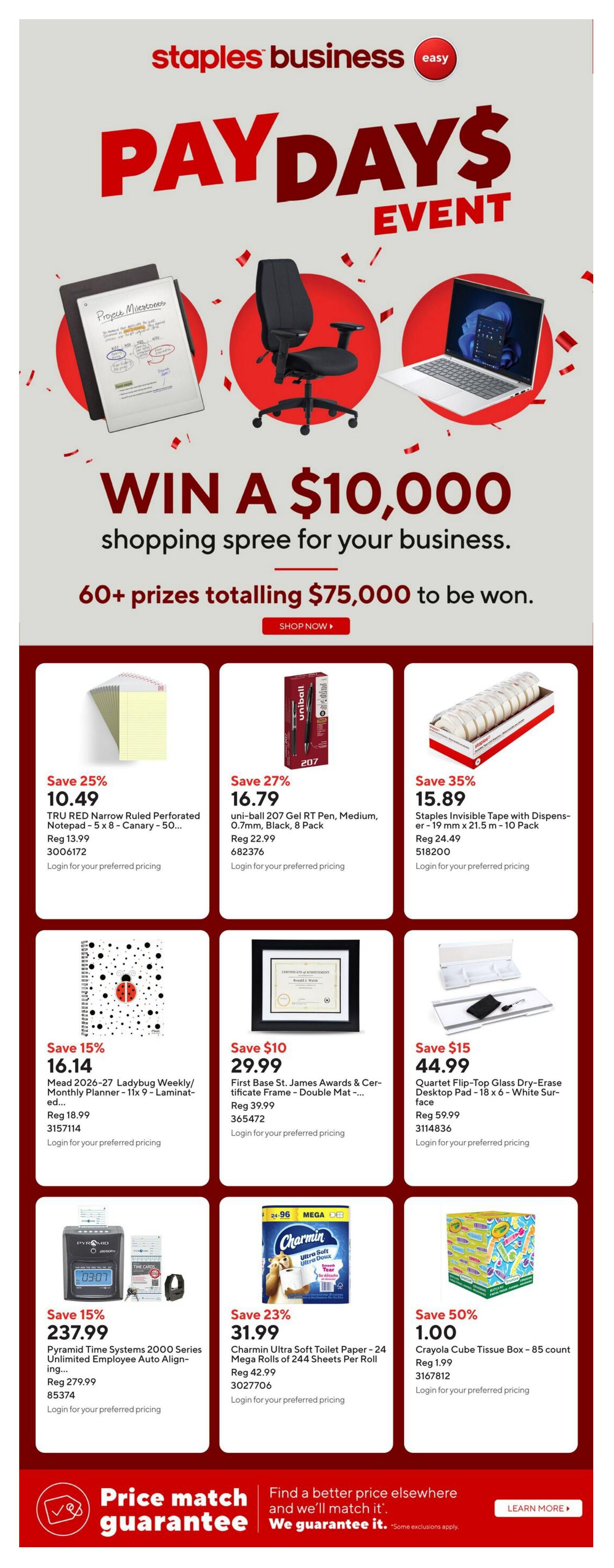 Staples Flyer October 30 to November 5