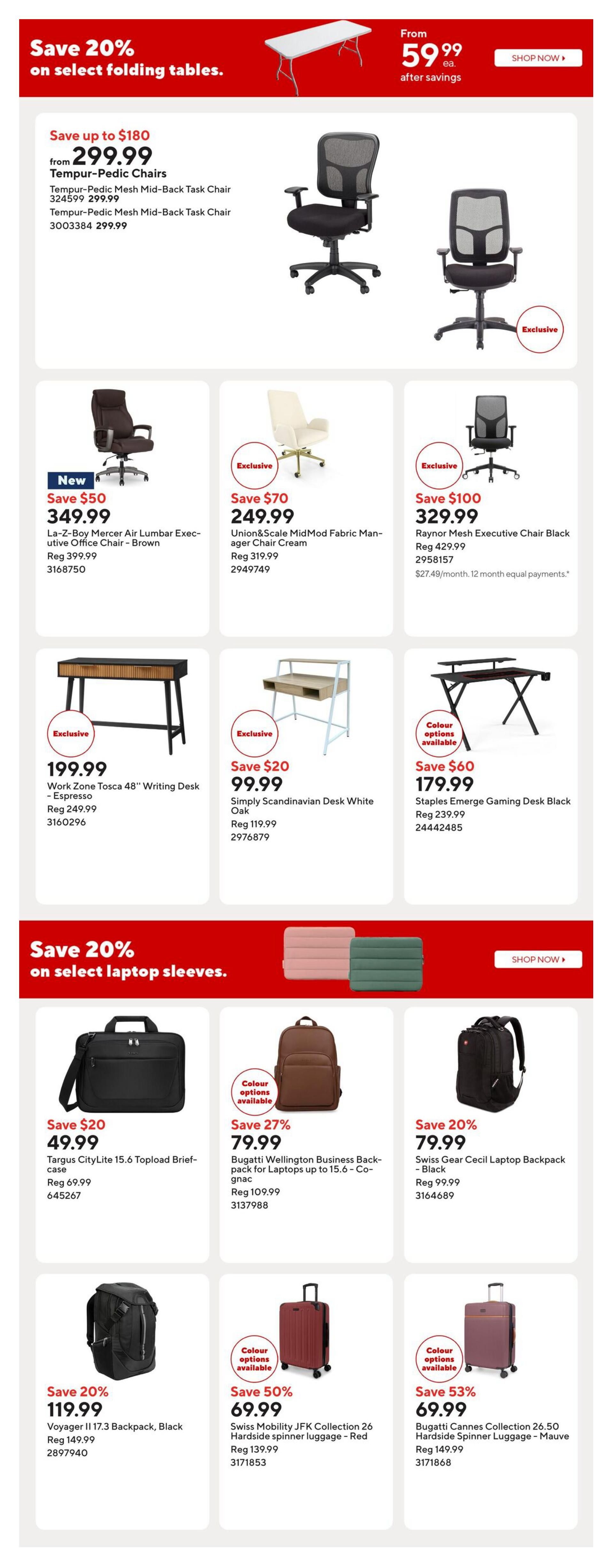 Staples Flyer October 30 to November 5