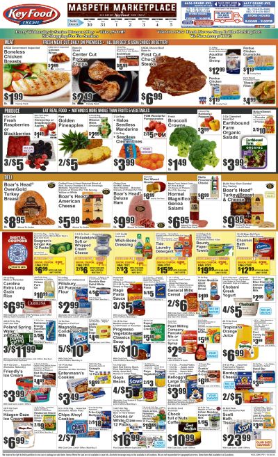 Maspeth Marketplace (6617 Grand Avenue, Maspeth, NY) Key Food Weekly Ad October 30 - November 5, 2026