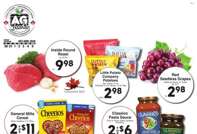 AG Foods Flyer October 30 to November 5