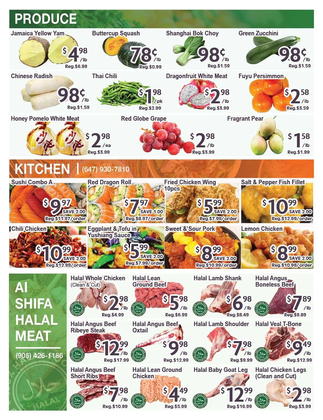 Blue Sky Supermarket (Pickering) Flyer October 30 to November 5