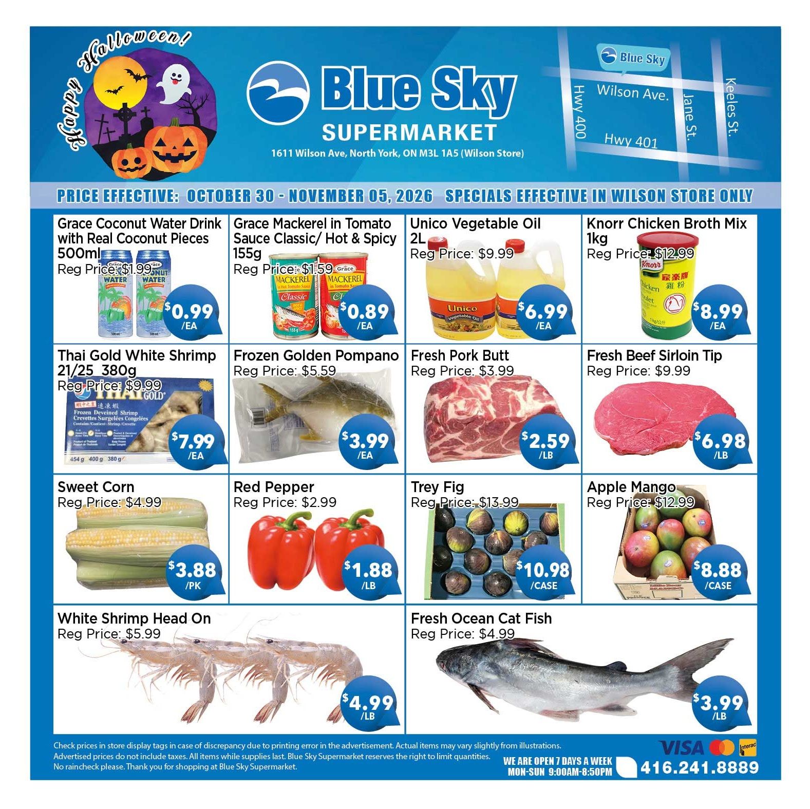 Blue Sky Supermarket (North York) Flyer October 30 to November 5