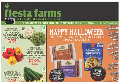 Fiesta Farms Flyer October 30 to November 5