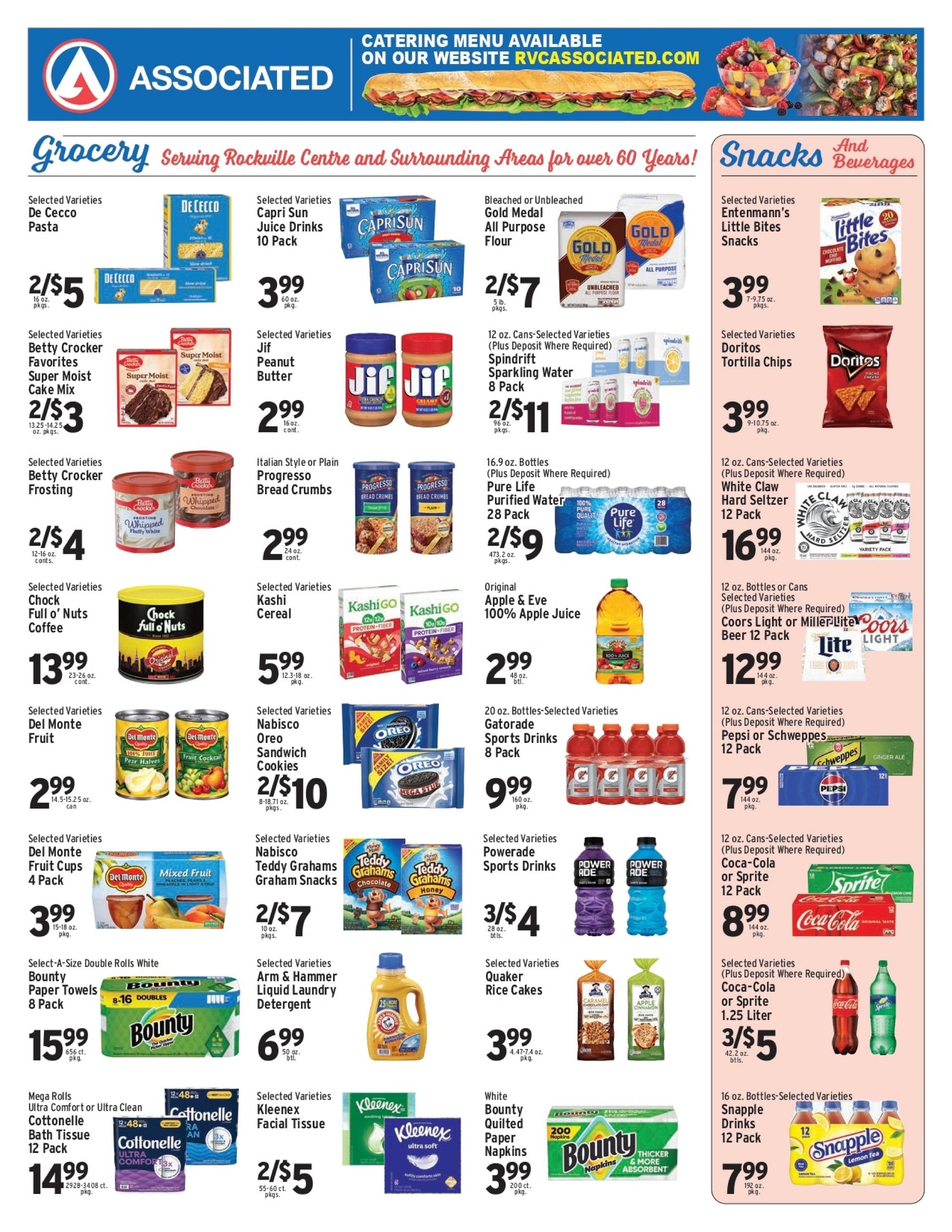 Associated Supermarkets (Carle Place Area, NY) Weekly Ad October 30 - November 5, 2026