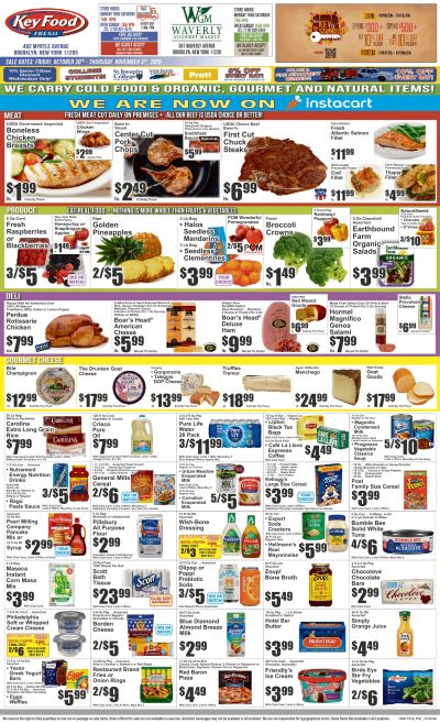 Waverly Gourmet Market (367 Waverly Ave., Brooklyn, NY) Key Food Weekly Ad October 30 - November 5, 2026