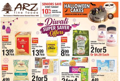 Arz Fine Foods Flyer October 30 to November 5
