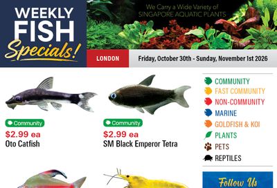 Big Al's (London) Weekend Specials October 30 to November 1