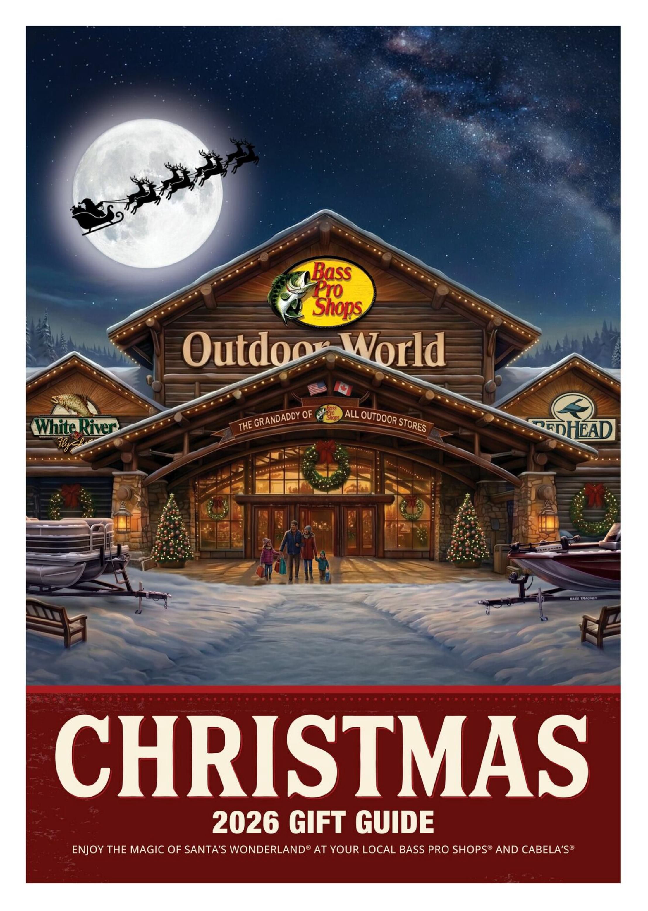 Bass Pro Shops Christmas Gift Guide October 29 to December 25
