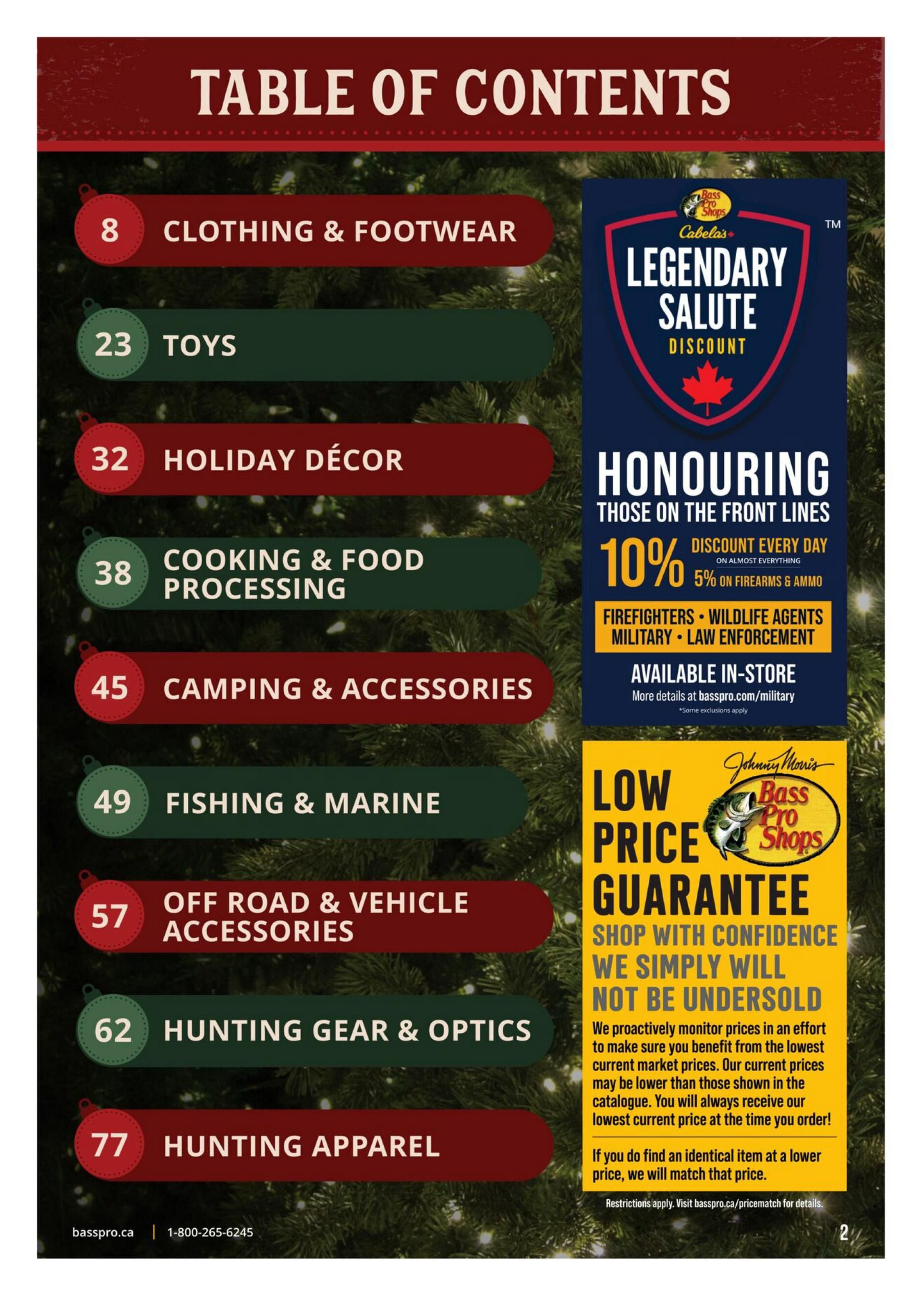 Bass Pro Shops Christmas Gift Guide October 29 to December 25