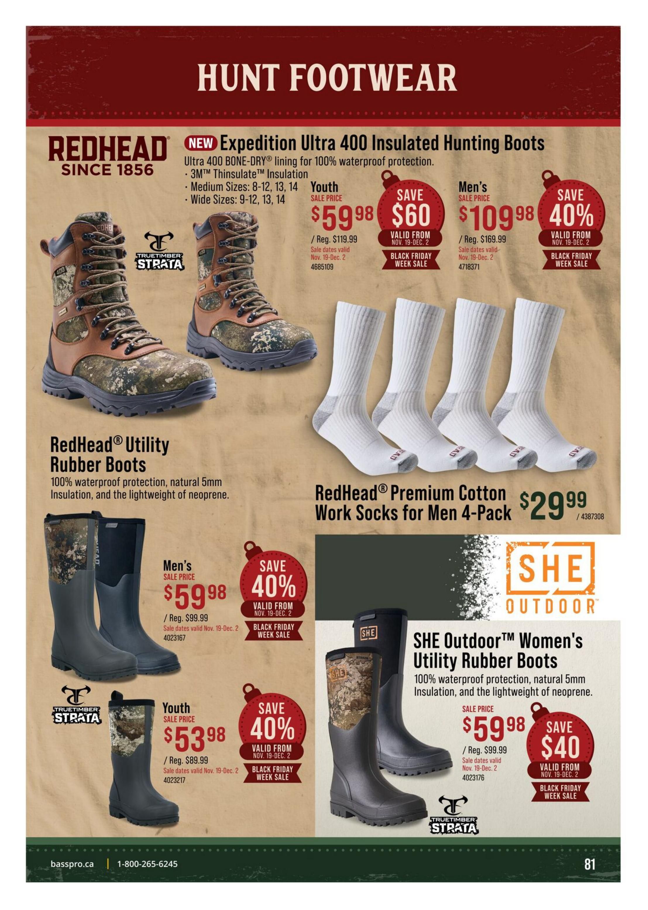 Bass Pro Shops Christmas Gift Guide October 29 to December 25