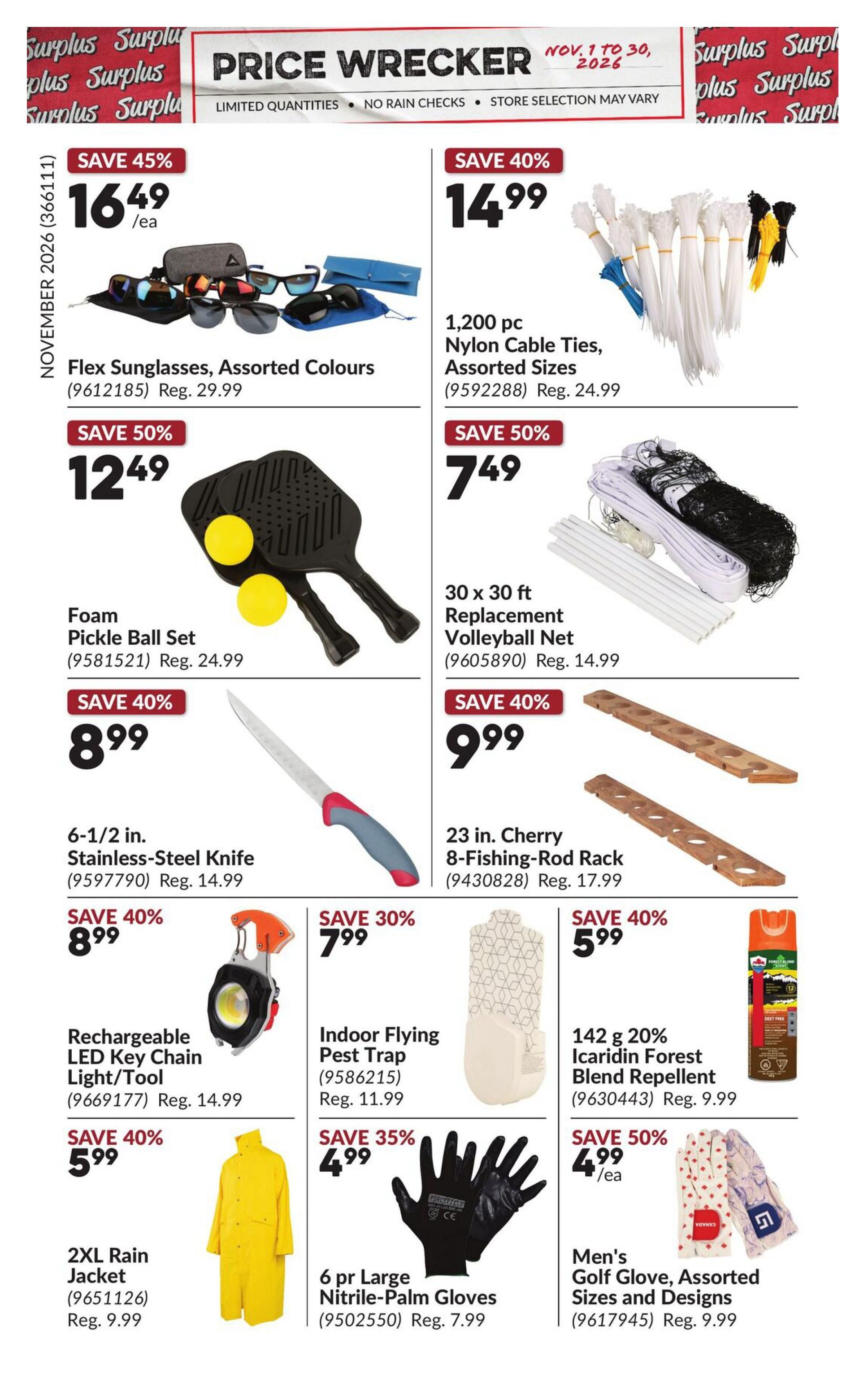 Princess Auto Price Wrecker Flyer November 1 to 30