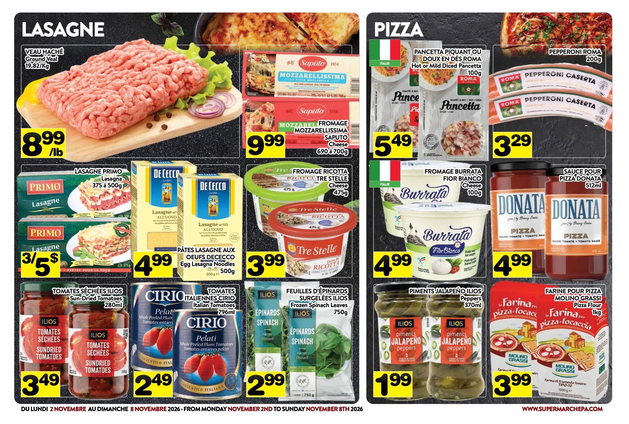 Supermarche PA Flyer November 2 to 8
