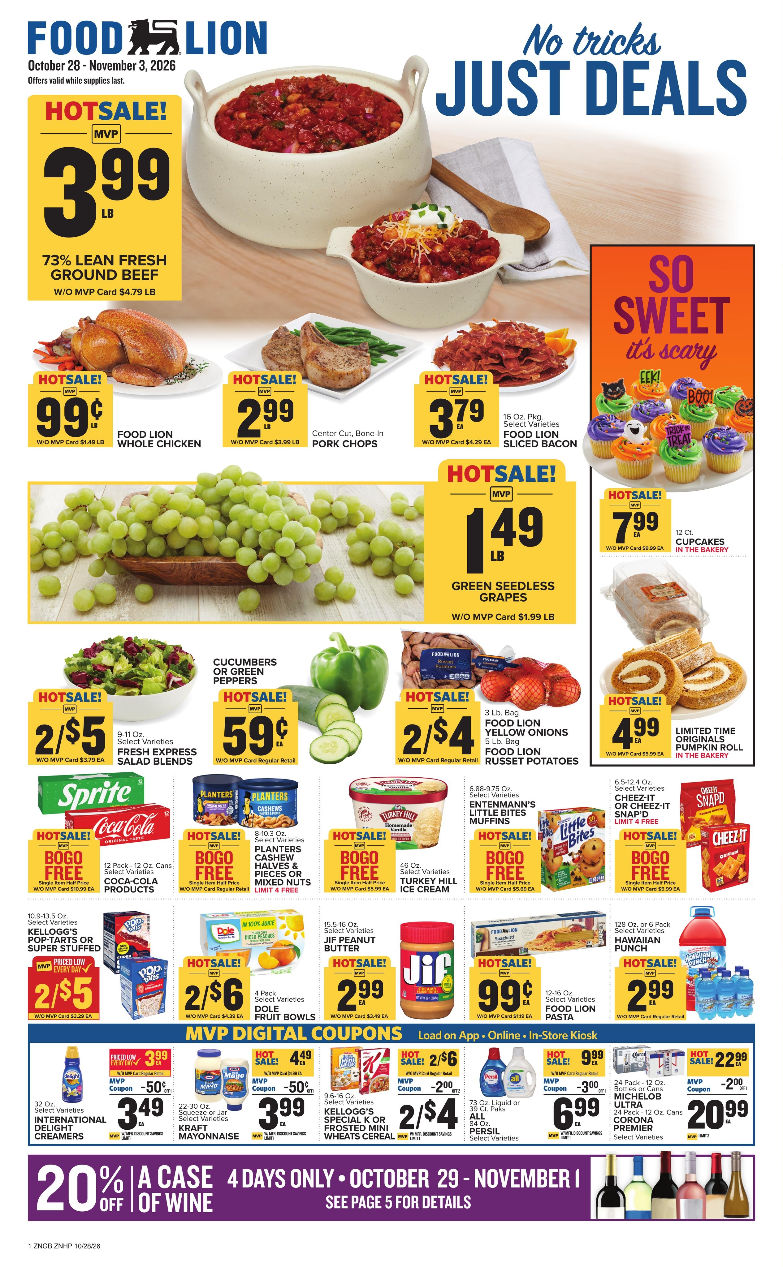 Food Lion (Efland Area, NC) Weekly Ad October 28 - November 3, 2026