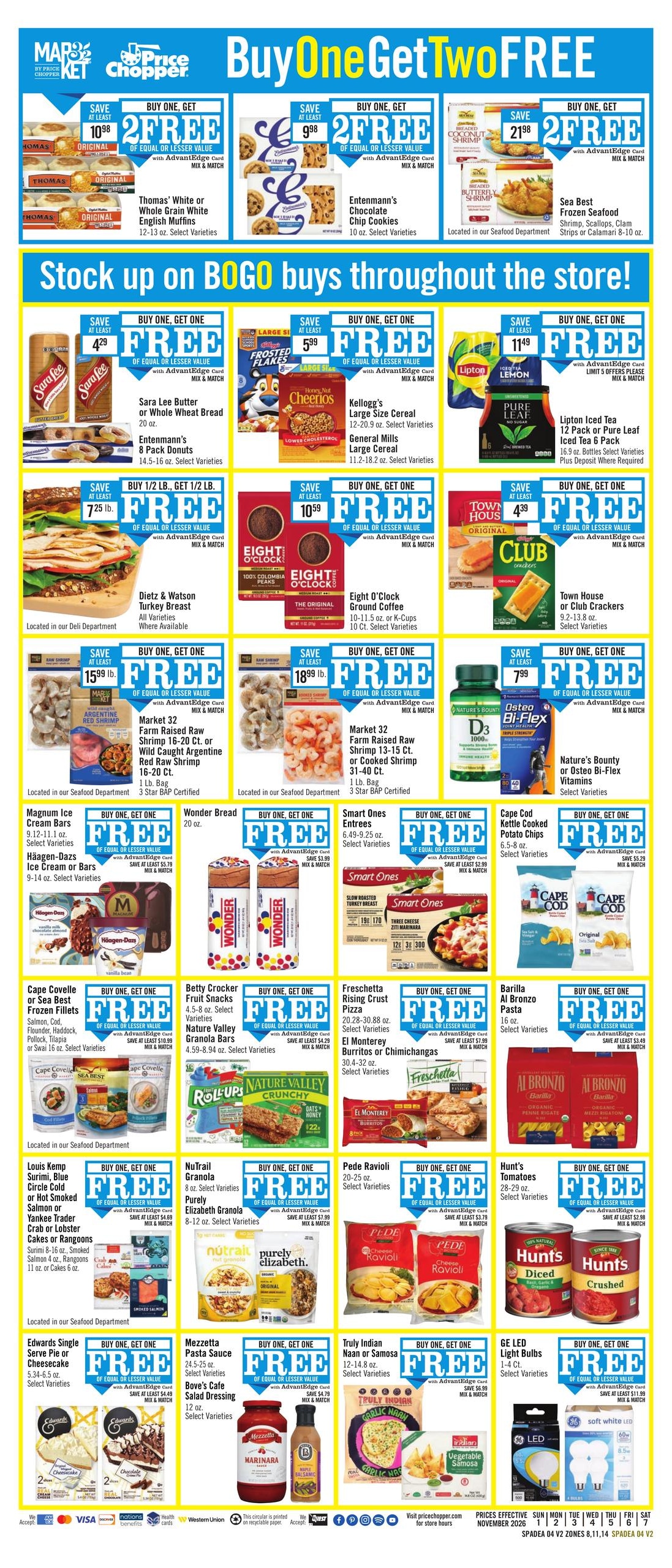 Price Chopper (Bridgeport Area, CT) Weekly Ad November 1 - 7, 2026