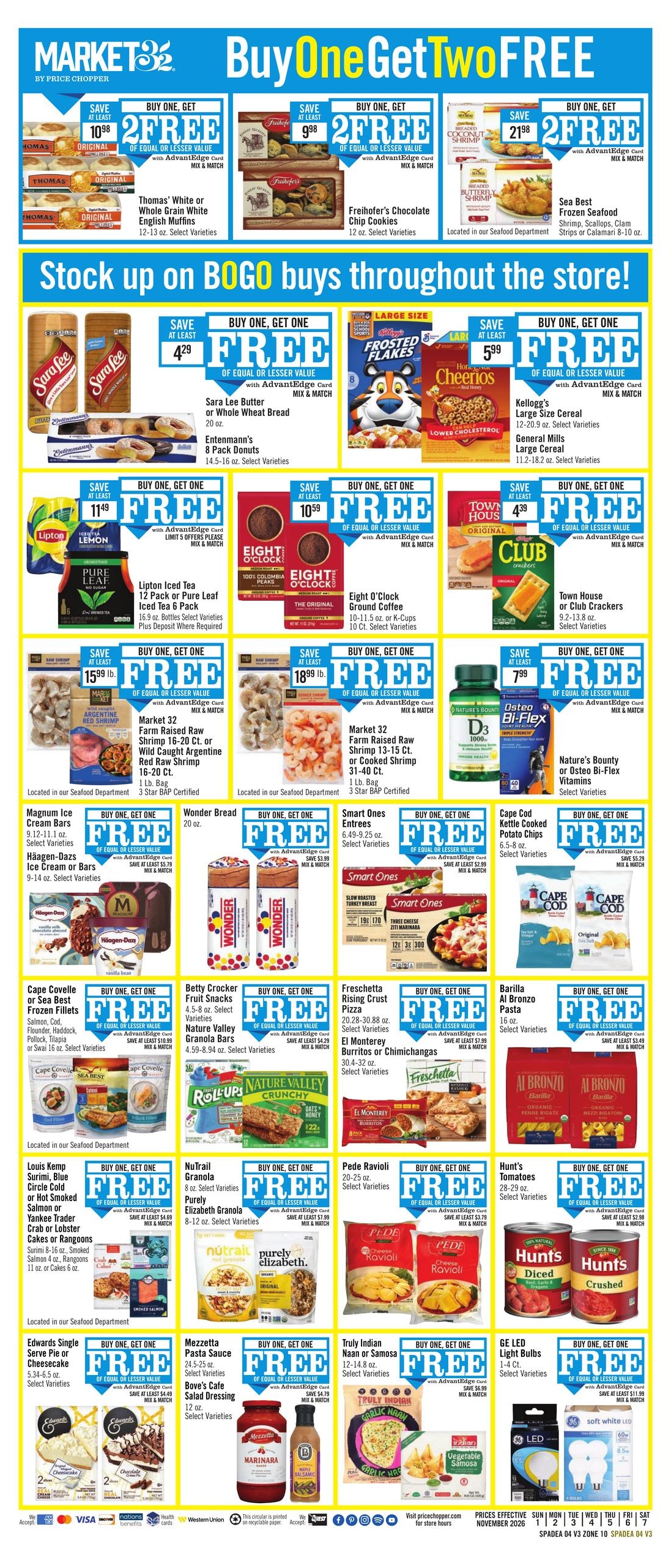Price Chopper (Charlemont Area, MA) Weekly Ad November 1 - 7, 2026
