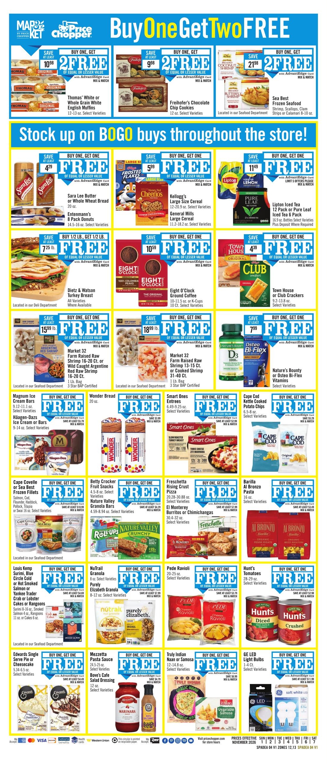 Price Chopper (Franconia Area, NH) Weekly Ad November 1 - 7, 2026