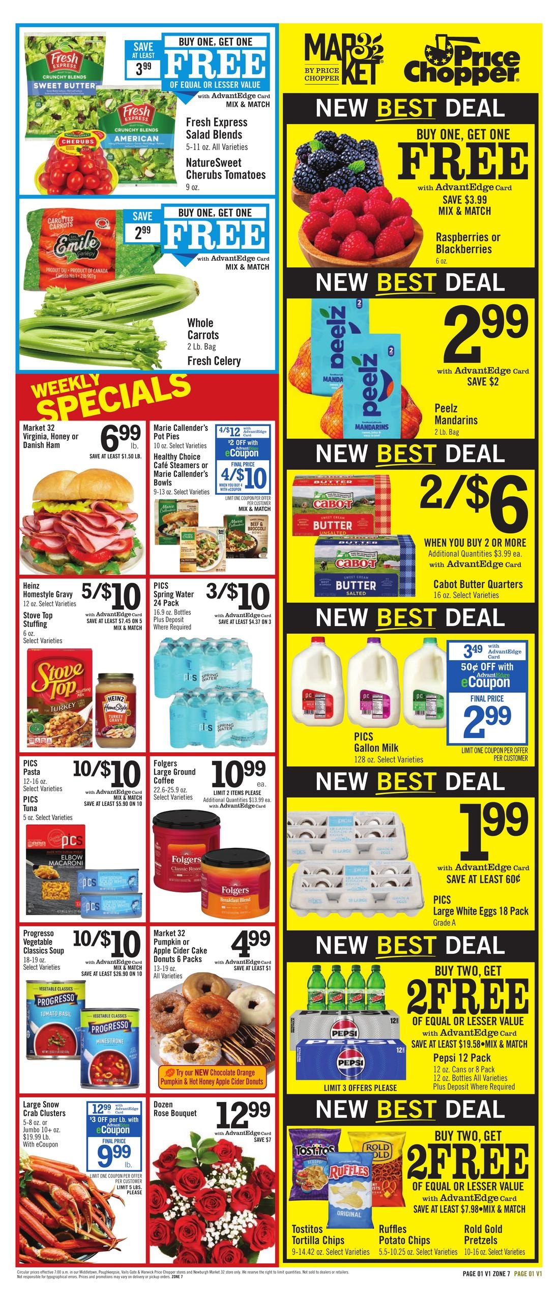 Price Chopper (Paterson Area, NJ) Weekly Ad November 1 - 7, 2026