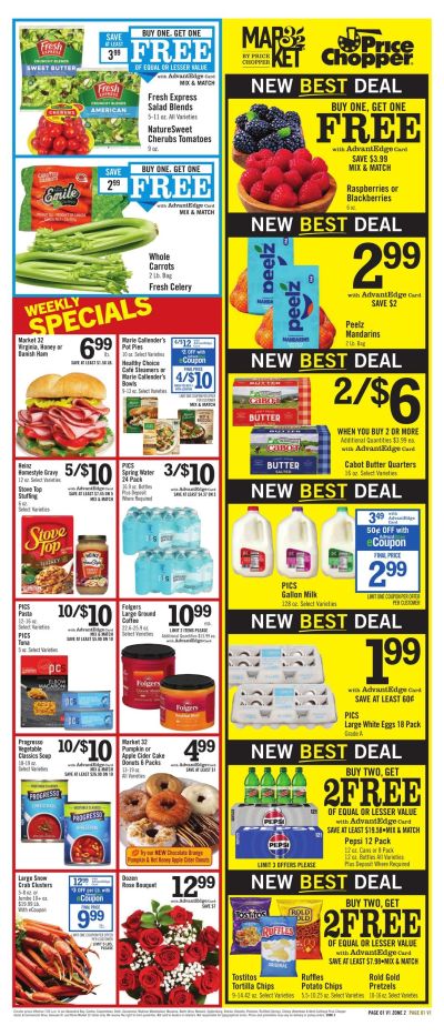 Price Chopper (Clayton Area, NY) Weekly Ad November 1 - 7, 2026