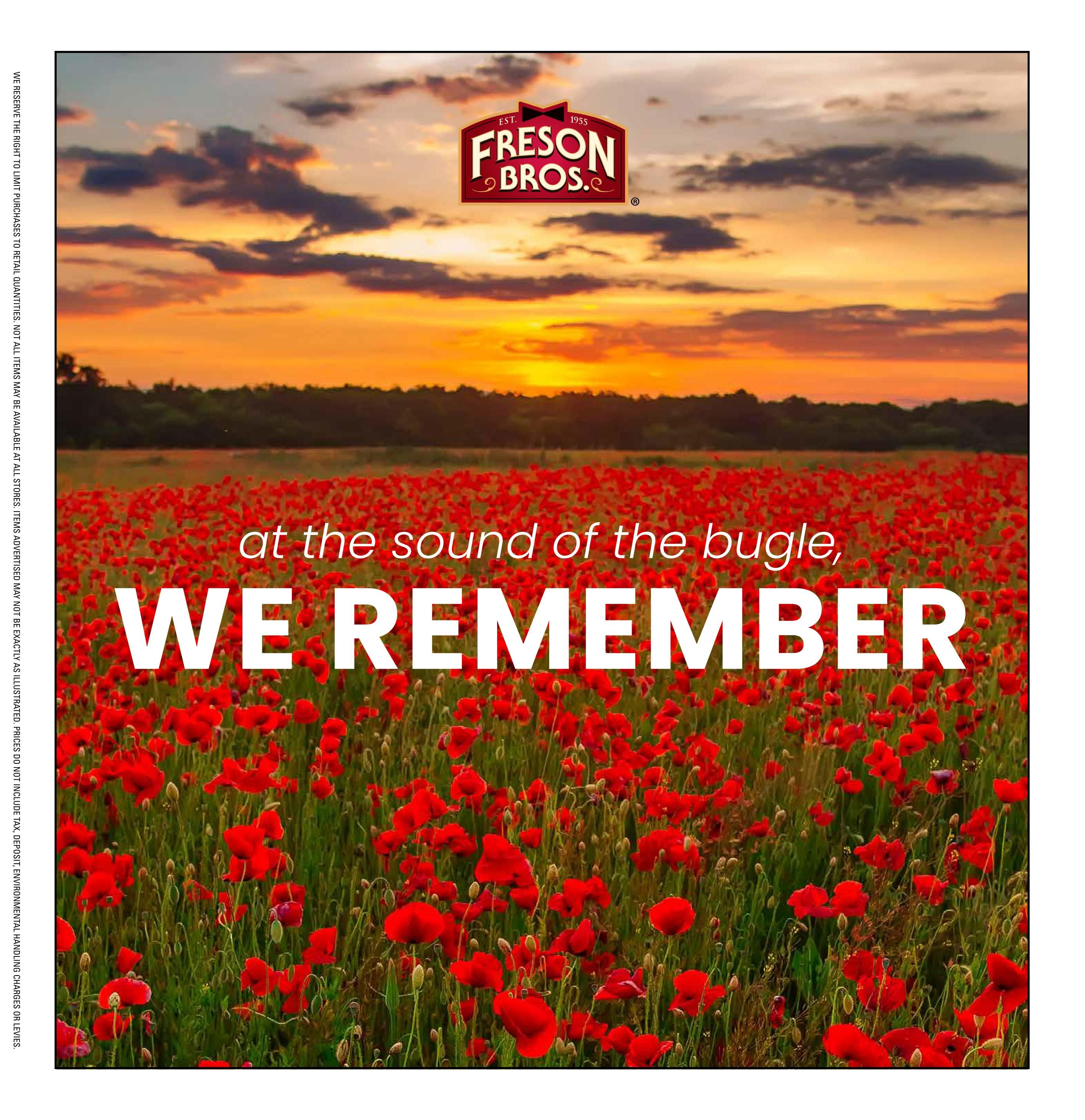 Freson Bros. Flyer November 6 to 12