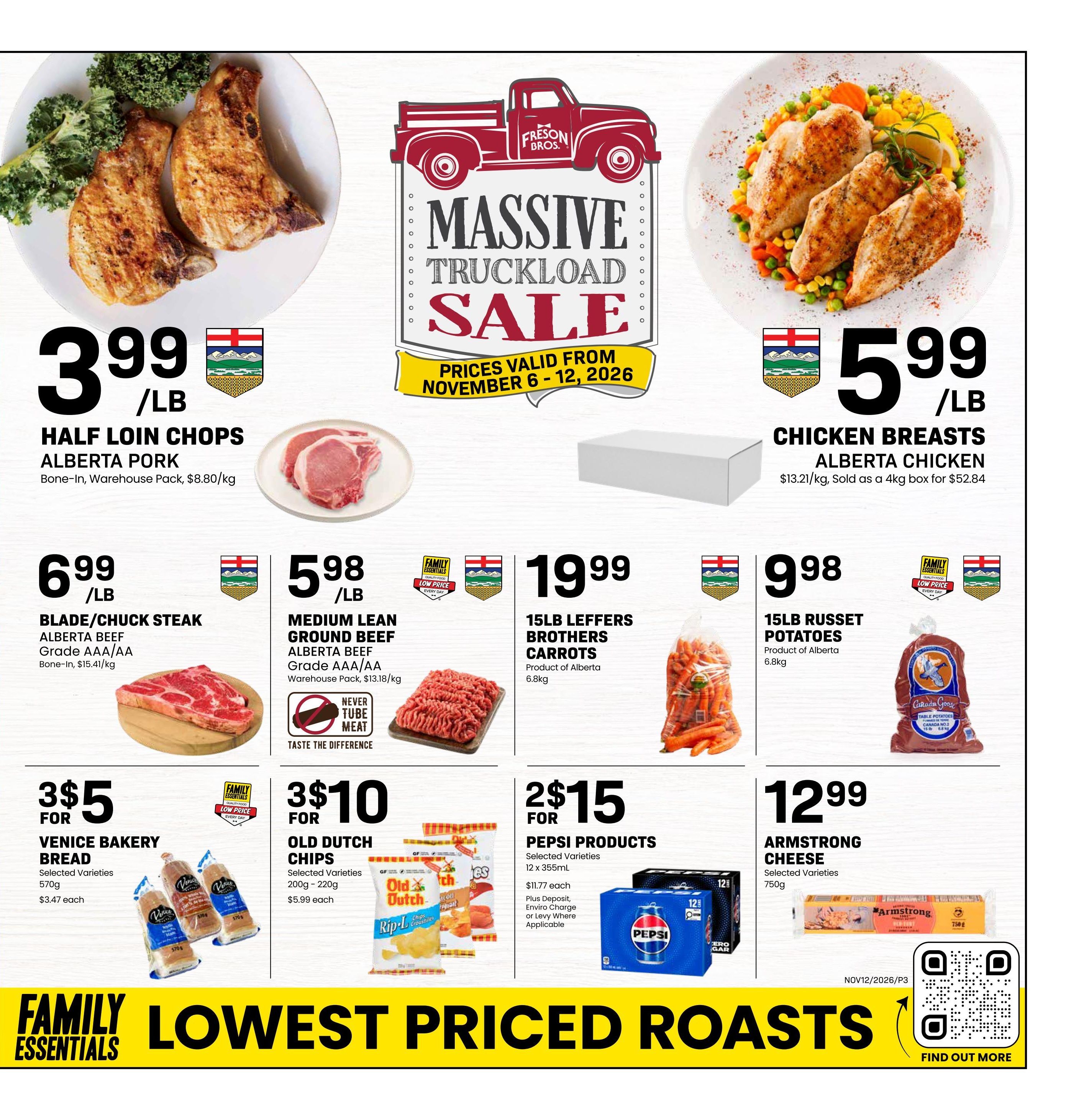 Freson Bros. Flyer November 6 to 12