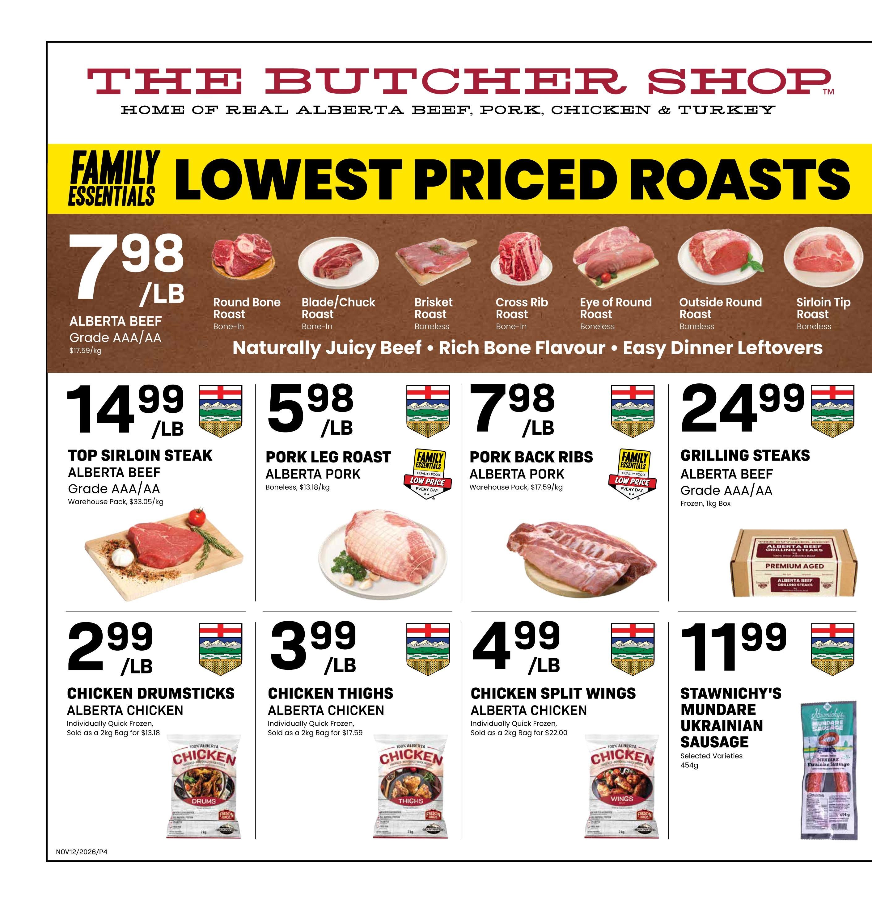 Freson Bros. Flyer November 6 to 12